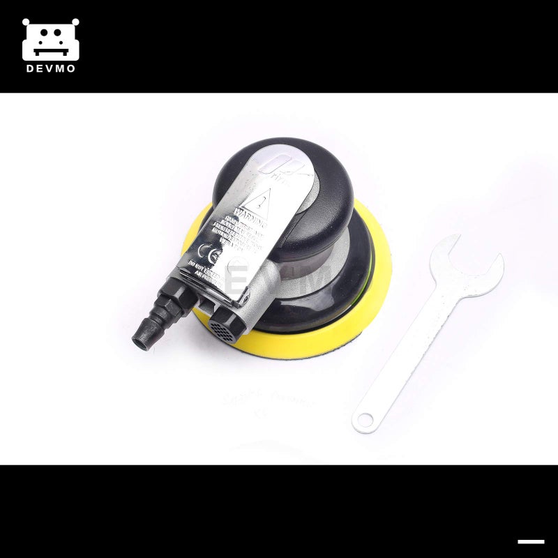 DEVMO 5'' آلة صنفرة هوائية عشوائية باليد، آلة صنفرة احترافية مزدوجة الحركة مع تنظيم السرعة - Image 2